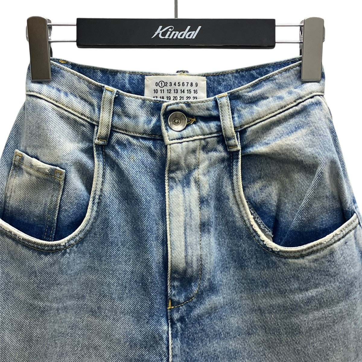 Maison Margiela デニムジーンズ スラッシュディテール 古着・中古-2枚目のアイテム画像