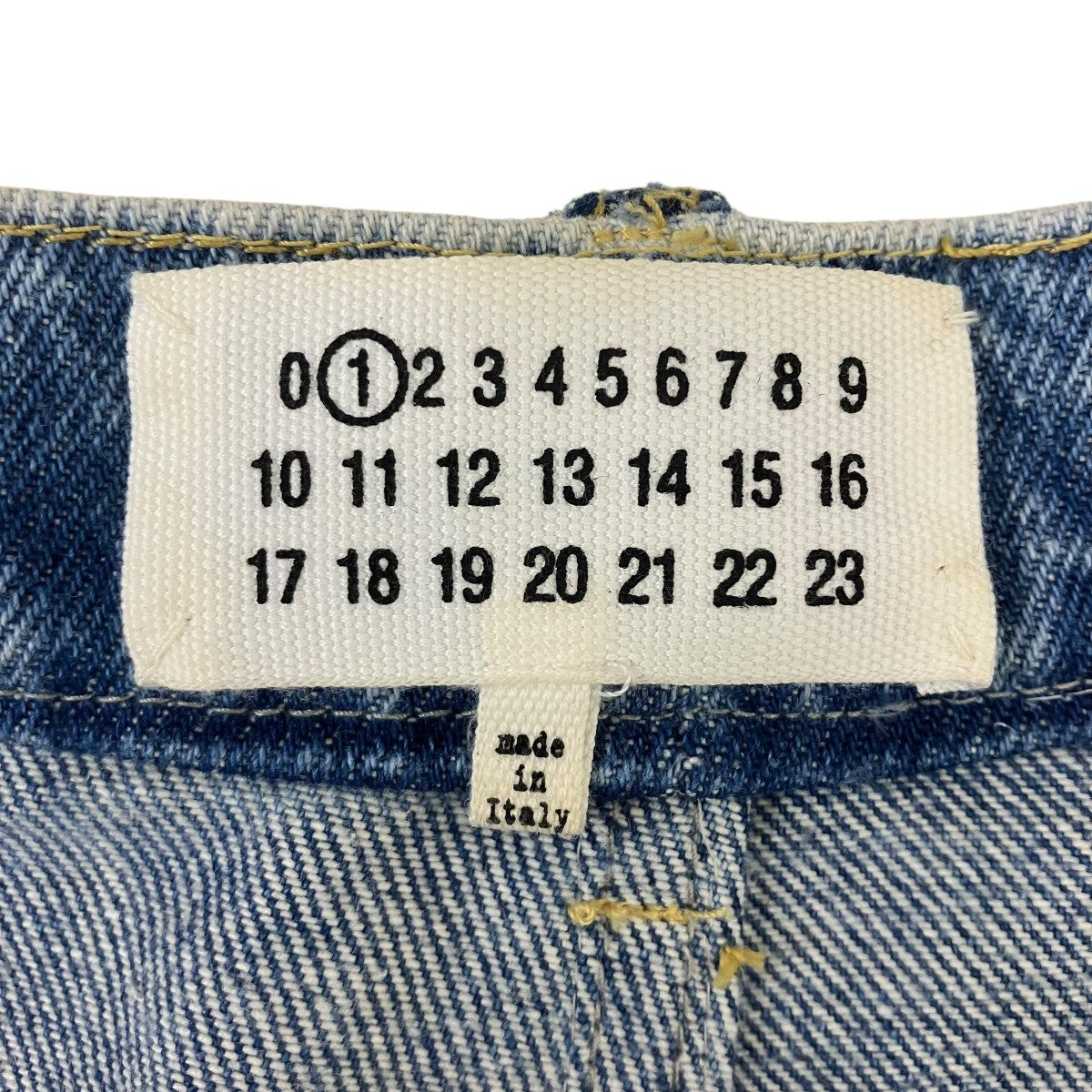 Maison Margiela デニムジーンズ スラッシュディテール 古着・中古-7枚目のアイテム画像