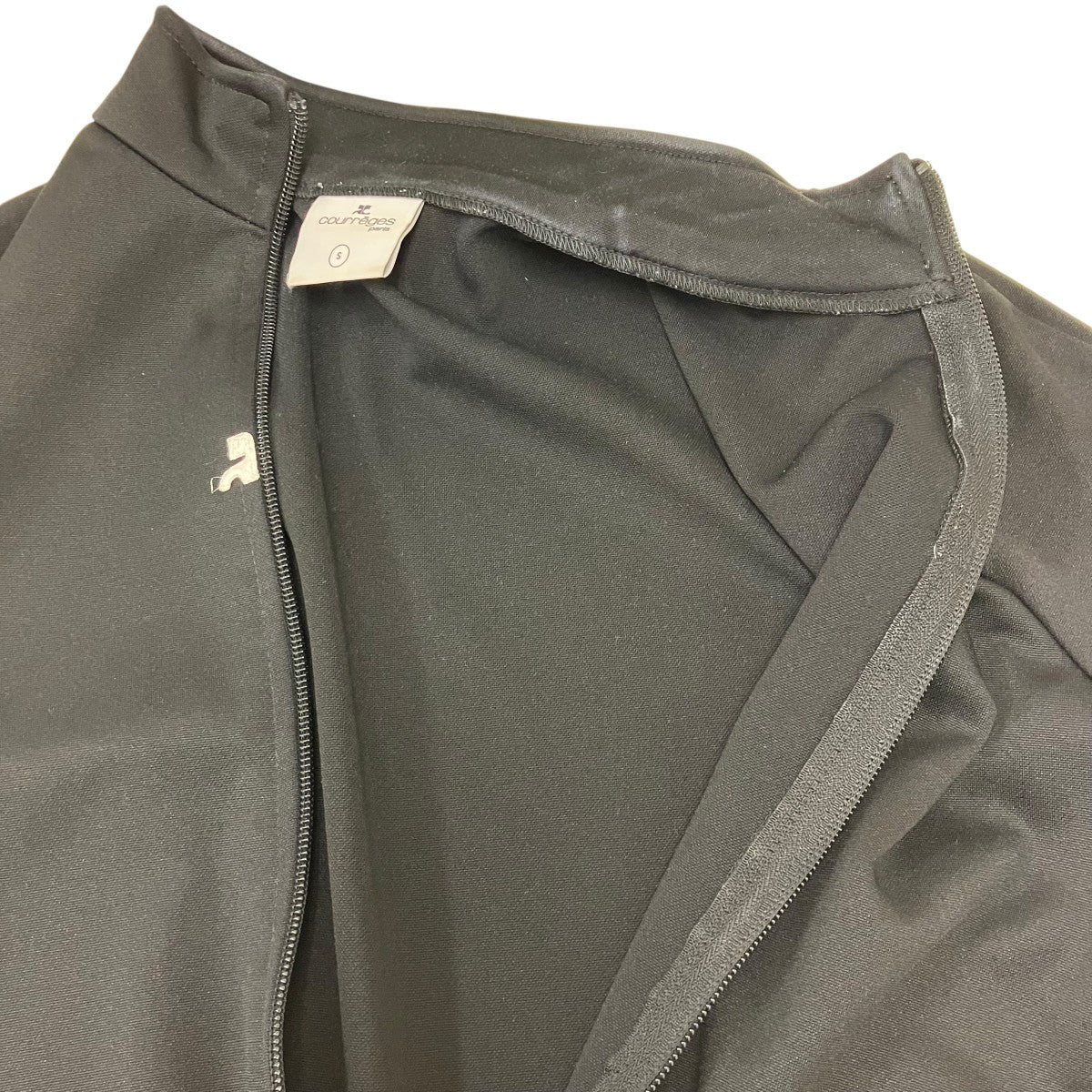 courreges TOP INTERLOCK ZIPPED 半袖カットソー 古着・中古-5枚目のアイテム画像