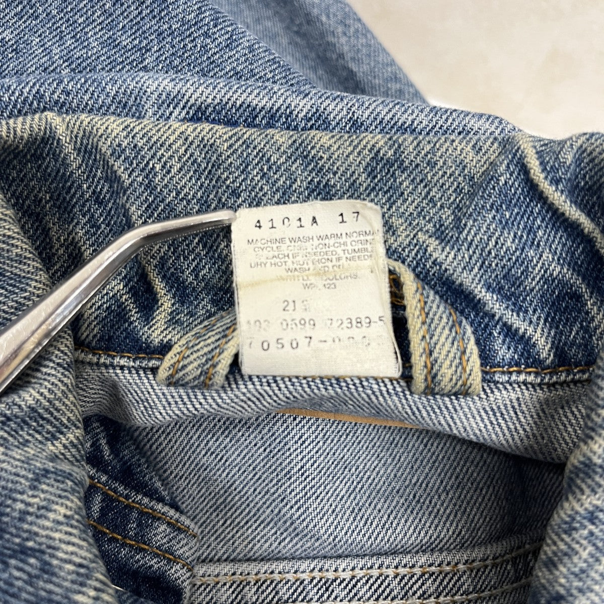 LEVI’S デニムジャケット 古着・中古-6枚目のアイテム画像