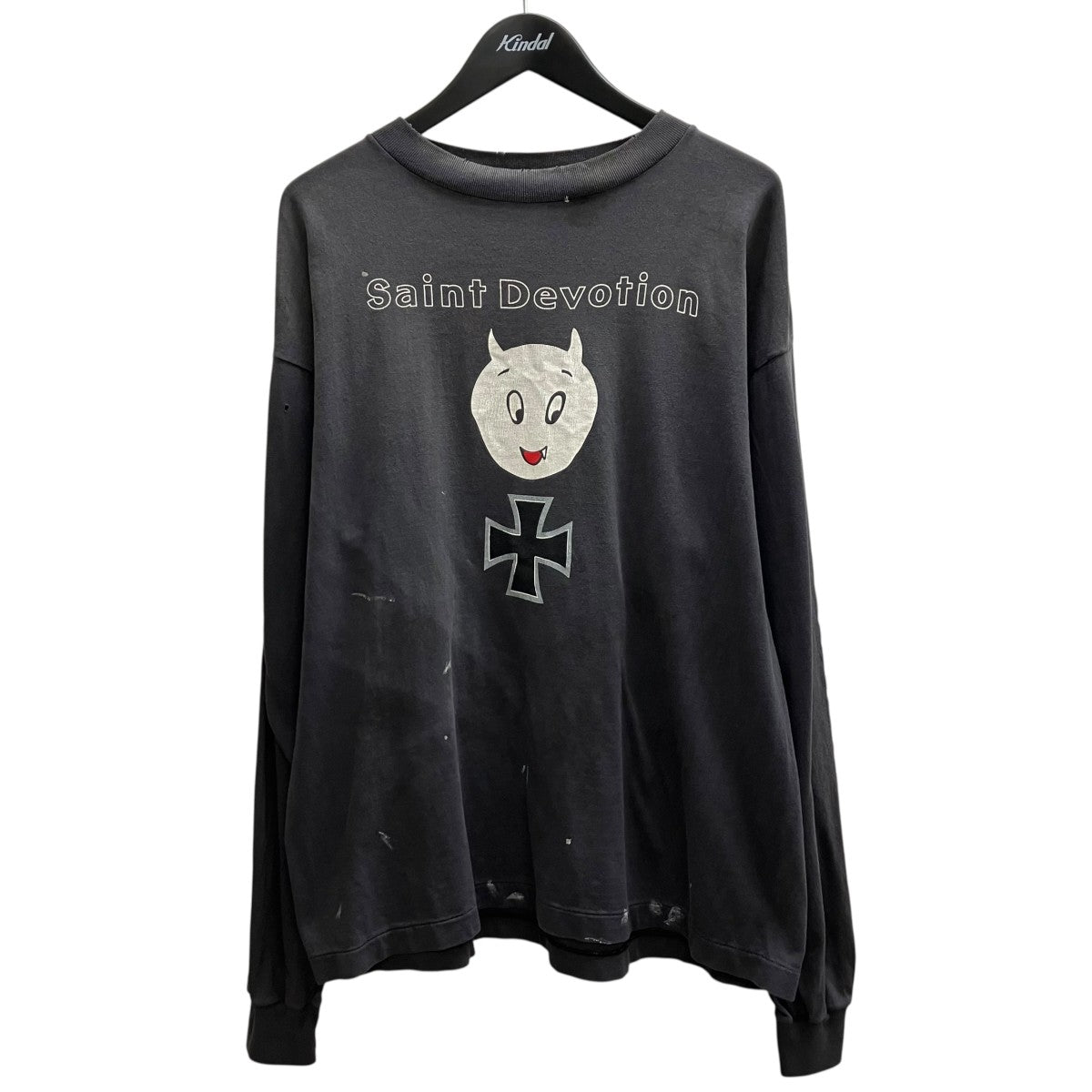 SAINT MICHAEL 26SS SAINT DEVOTION LS T-SHIRT ロングスリーブTシャツ 古着・中古-1枚目のアイテム画像