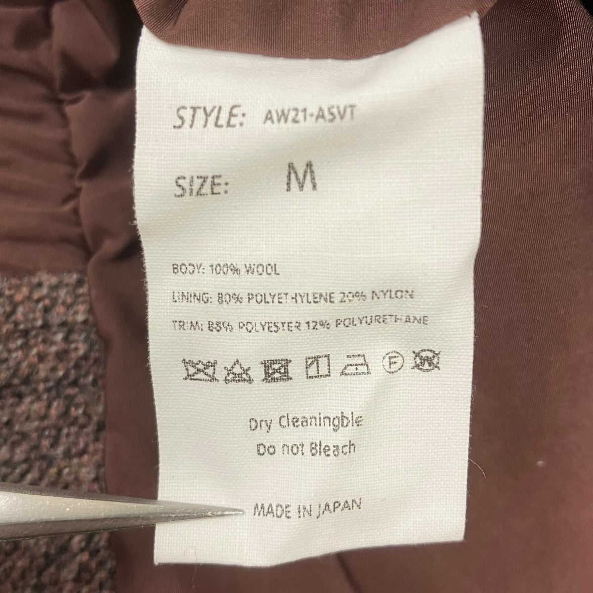 ENCOMING ASYMMETRIC VEST ウールベスト 古着・中古-5枚目のアイテム画像