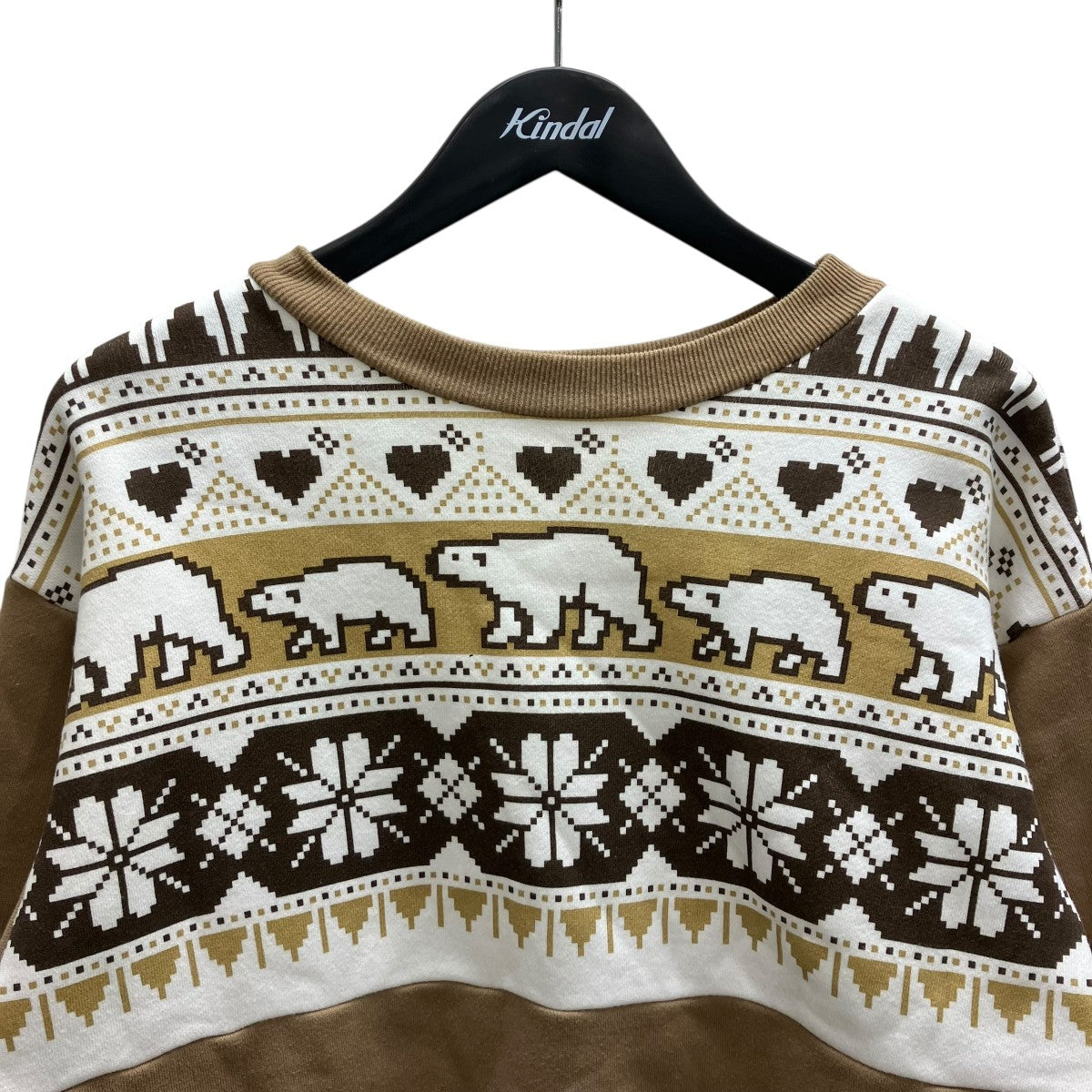 HUMAN MADE SNOWFLAKES SWEATSHIRT デザインスウェット 古着・中古-2枚目のアイテム画像