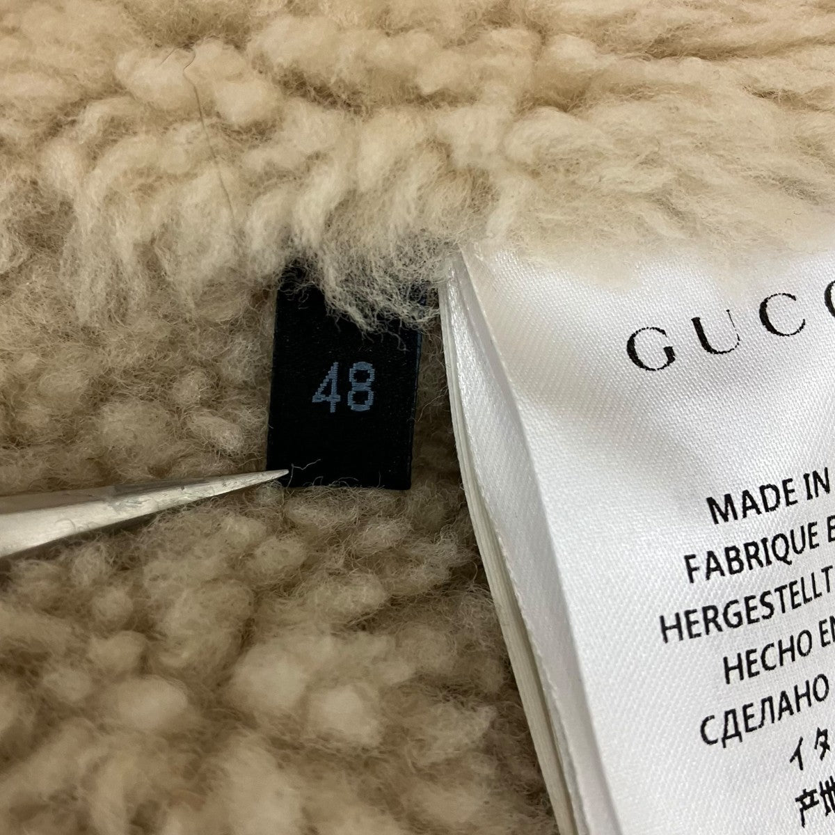 GUCCI デニムジャケット 古着・中古-9枚目のアイテム画像