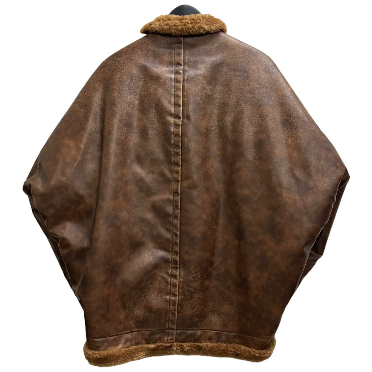 Maison MIHARA YASUHIRO 25AW VEGAN BOA LEATHER JACKET ムートンジャケット 古着・中古-2枚目のアイテム画像