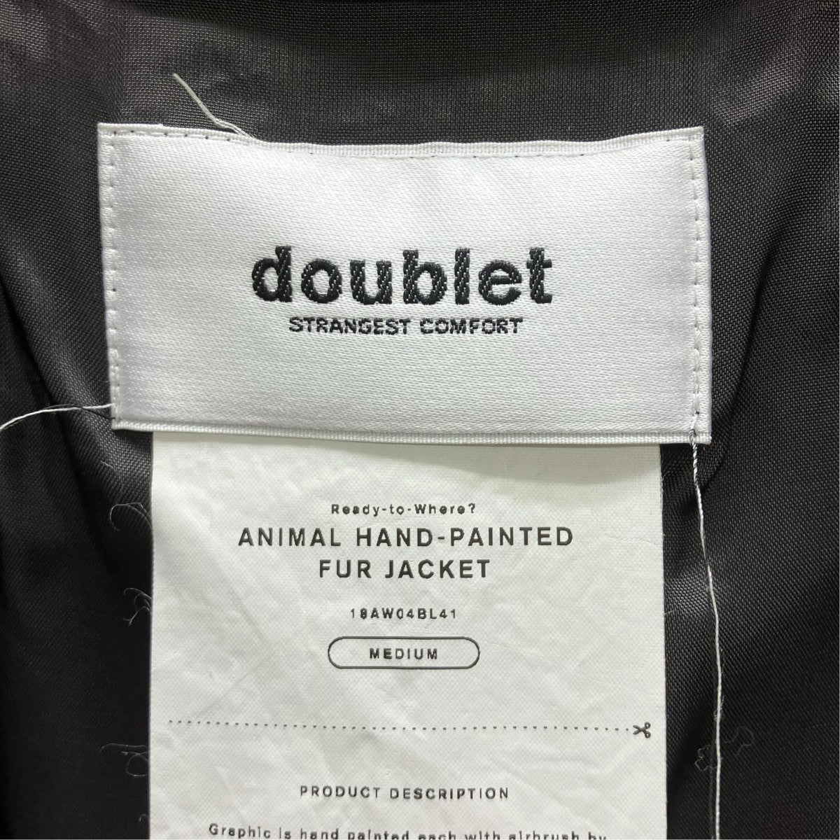 Double ファージャケット 古着・中古-5枚目のアイテム画像