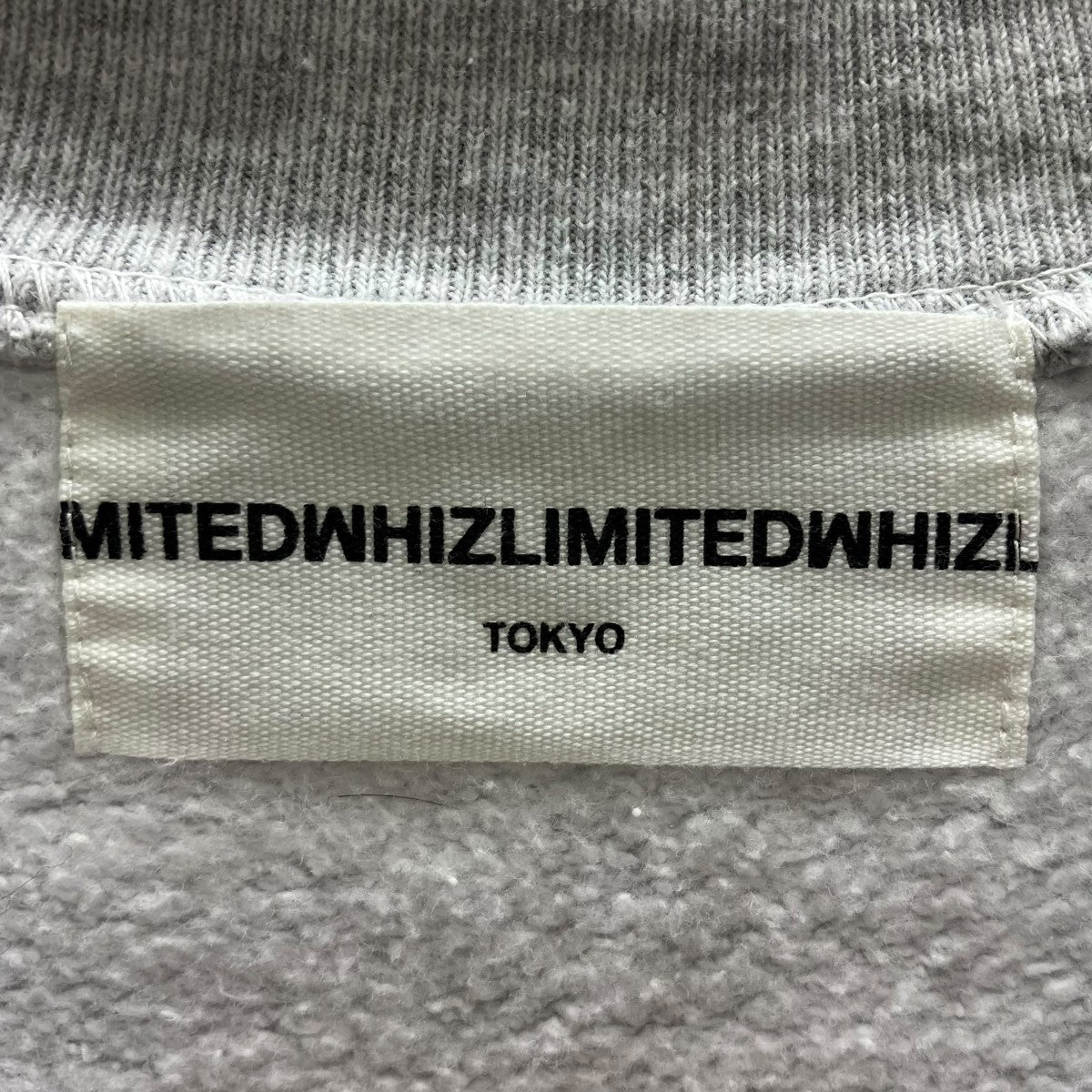 whiz limited×MIN-NANO WHIZ TOKYO 21周年アイテムクルーネック