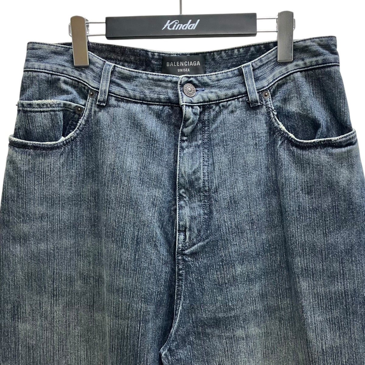 BALENCIAGA DOUBLE SIDE PANTS ダブルレッグデニムパンツ 古着・中古-2枚目のアイテム画像