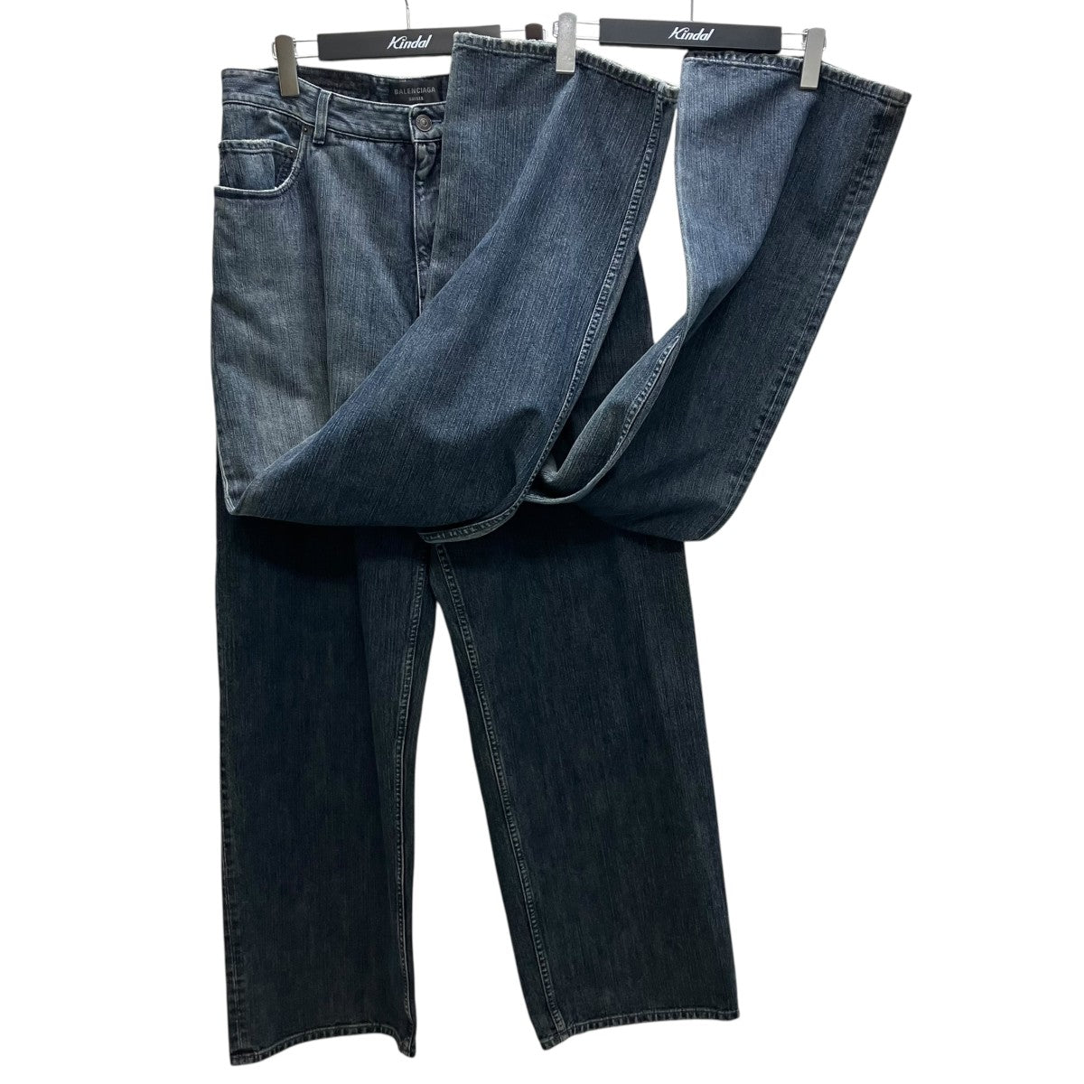 BALENCIAGA DOUBLE SIDE PANTS ダブルレッグデニムパンツ 古着・中古-5枚目のアイテム画像