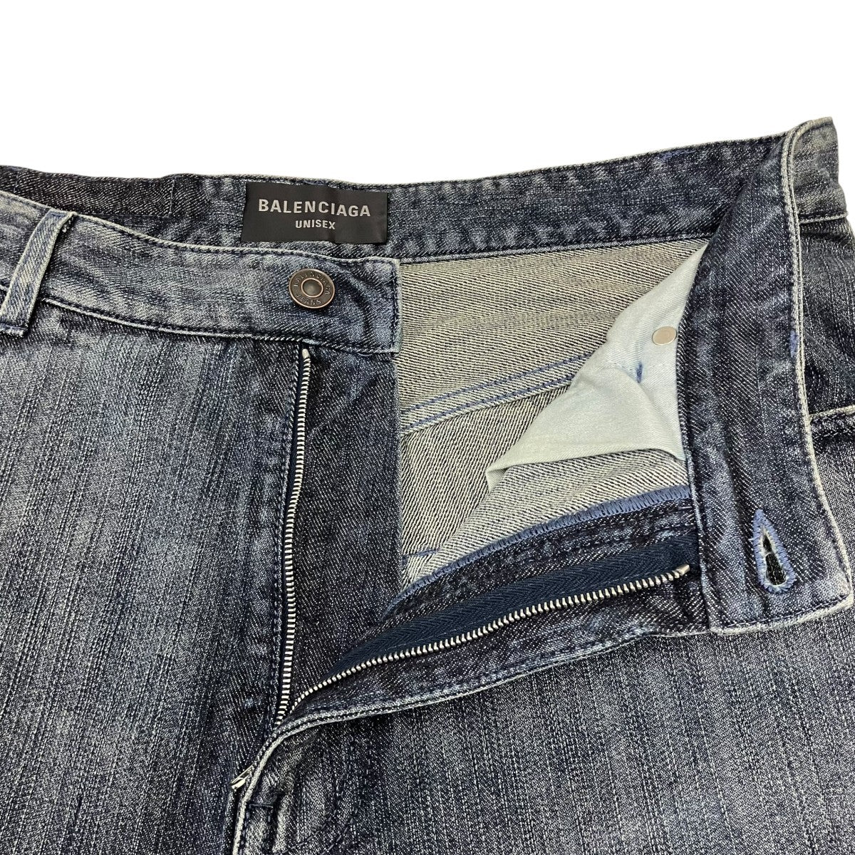 BALENCIAGA DOUBLE SIDE PANTS ダブルレッグデニムパンツ 古着・中古-6枚目のアイテム画像