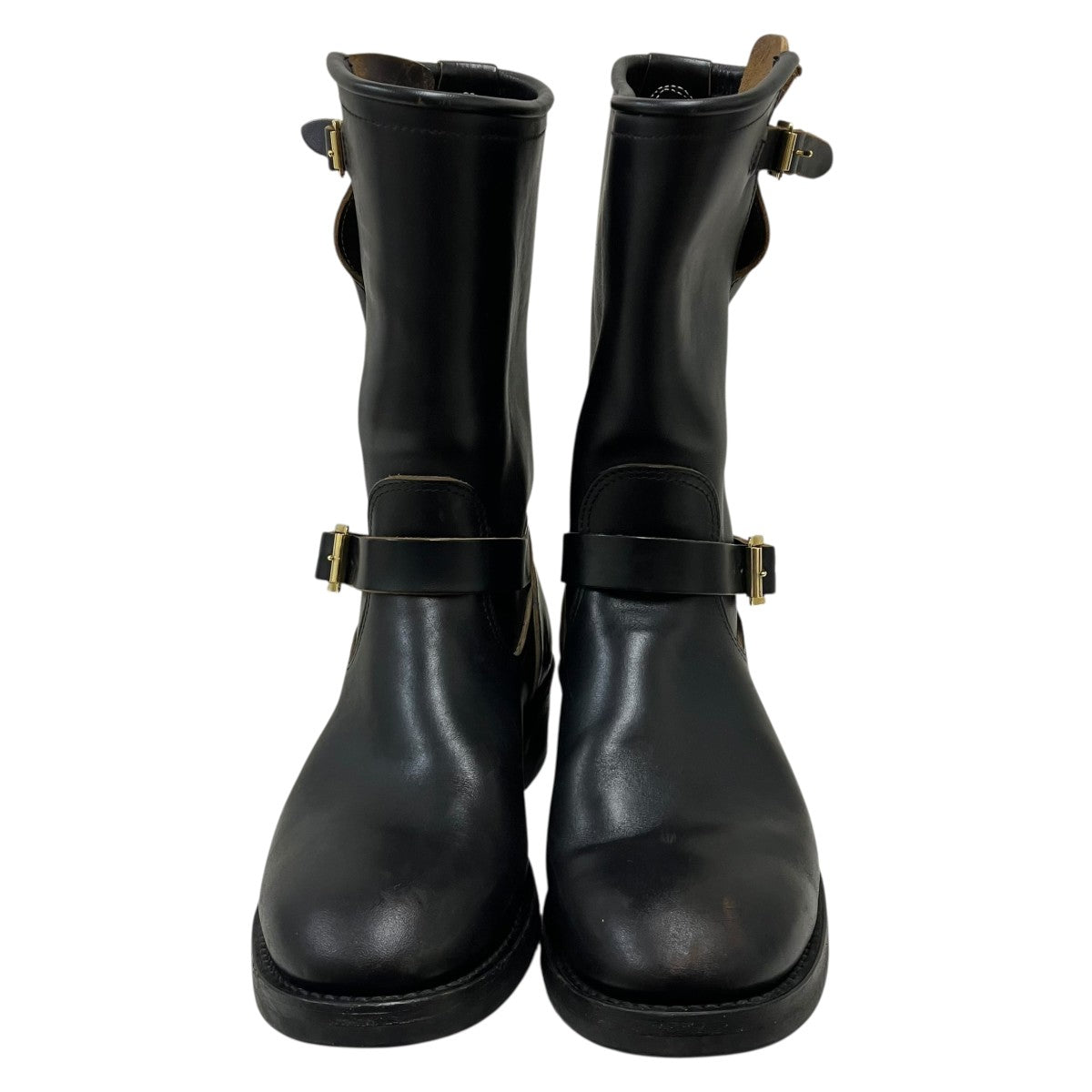 ATTRACTIONS Lot．444 Engineer Boots Horsebutt -Black- ホースレザーエンジニアブーツ 古着・中古-2枚目のアイテム画像