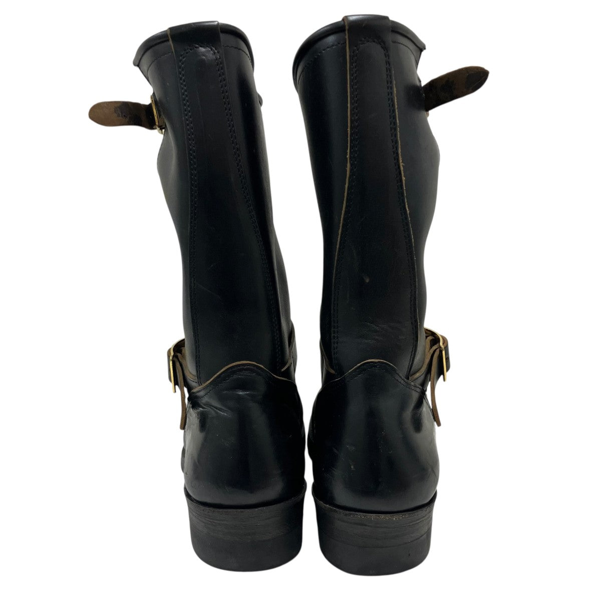 ATTRACTIONS Lot．444 Engineer Boots Horsebutt -Black- ホースレザーエンジニアブーツ 古着・中古-4枚目のアイテム画像