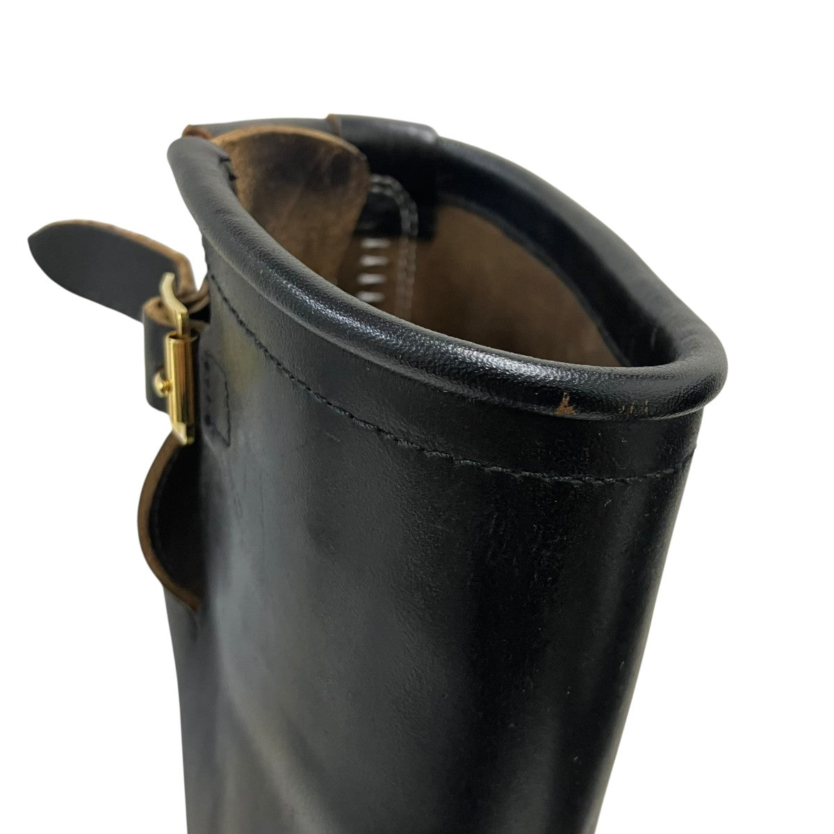 ATTRACTIONS Lot．444 Engineer Boots Horsebutt -Black- ホースレザーエンジニアブーツ 古着・中古-8枚目のアイテム画像