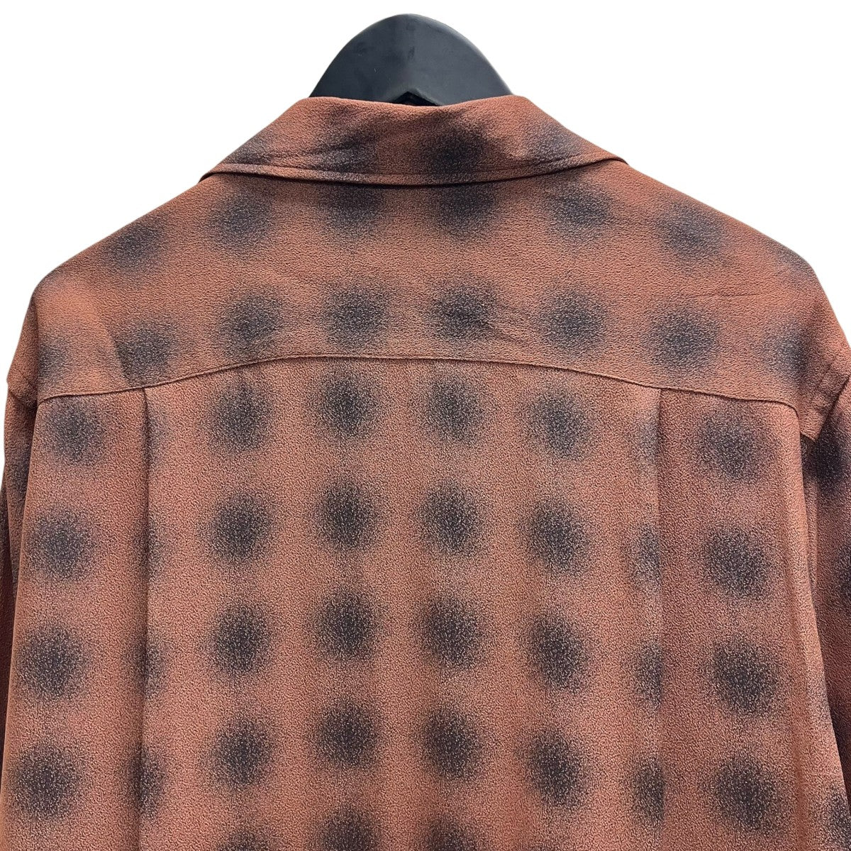 YOKE 25SS BLURRED OMBRE PLAID OPEN COLLAR SHIRT 長袖シャツ 古着・中古-4枚目のアイテム画像