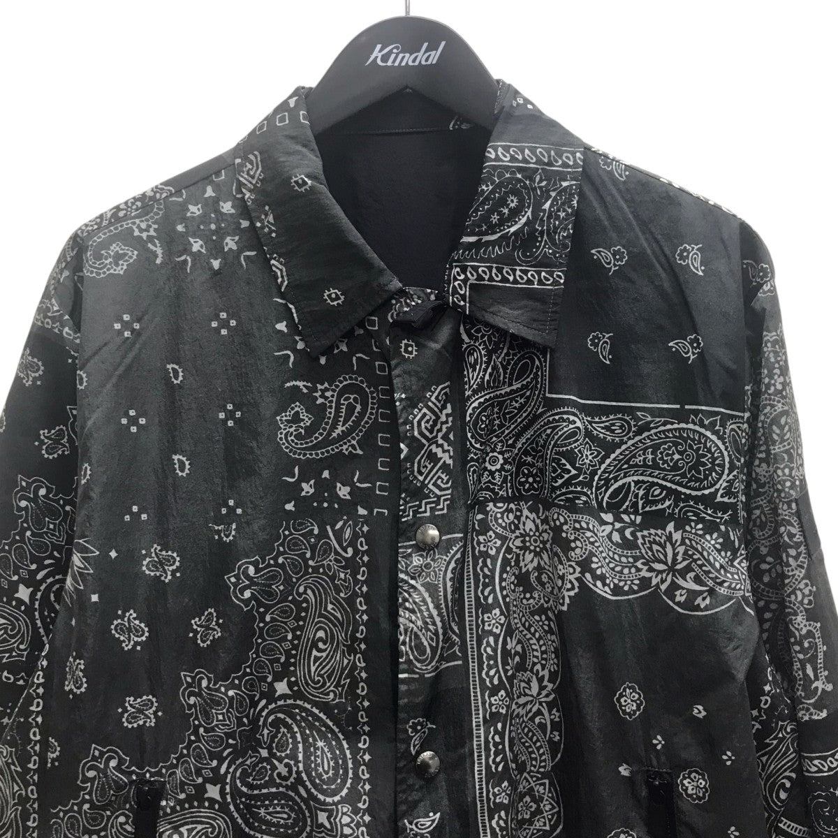 TATRAS 総バンダナ柄 リバーシブル コーチジャケット 古着・中古-2枚目のアイテム画像