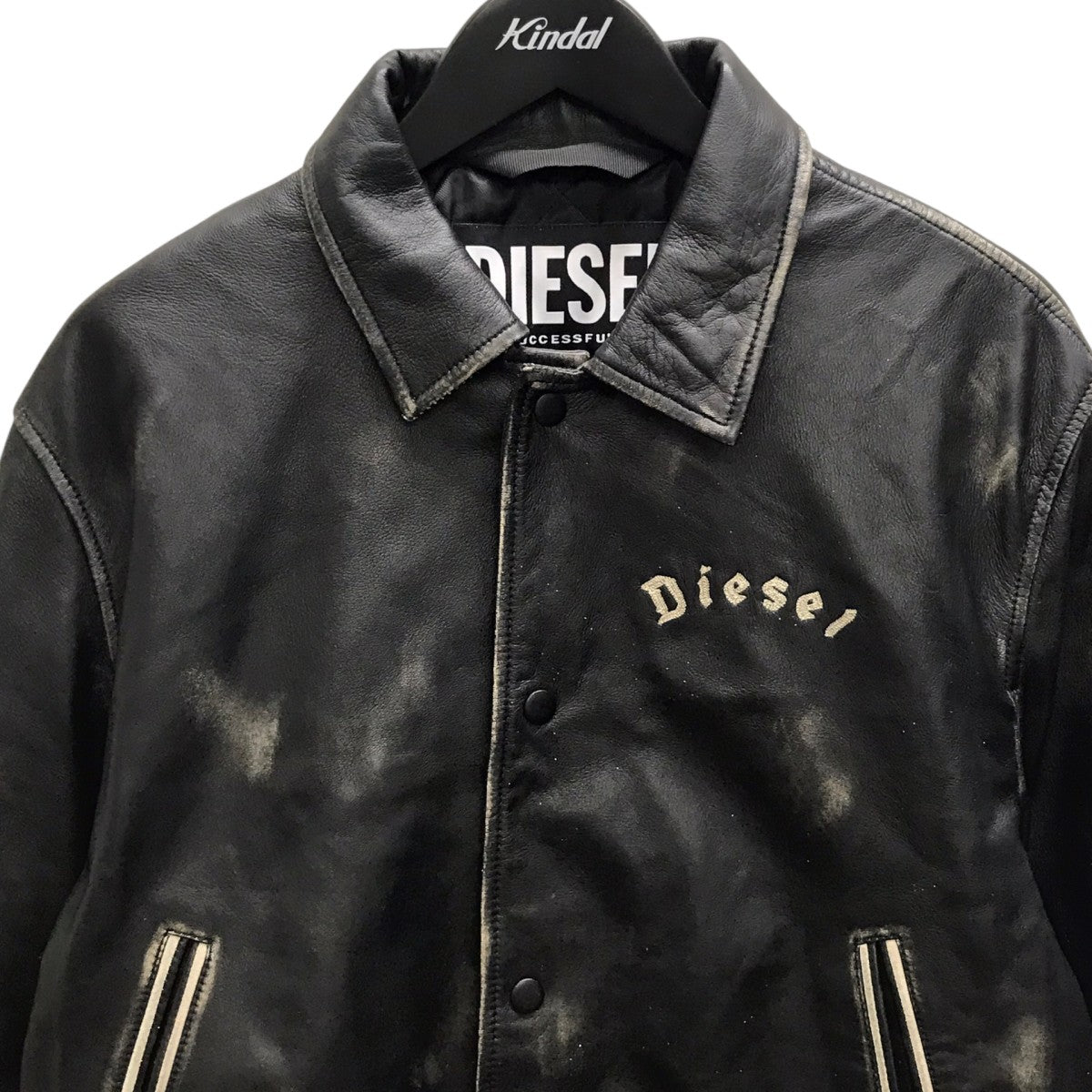 DIESEL NEW-LAKER-LEスタジャン 古着・中古-2枚目のアイテム画像