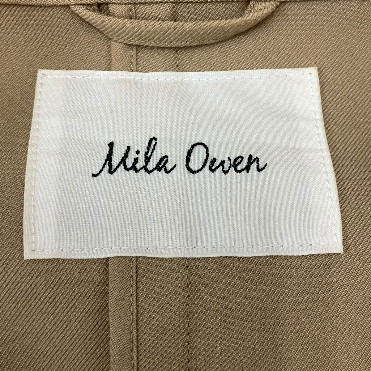 Mila Owen トレンチコート 古着・中古-7枚目のアイテム画像