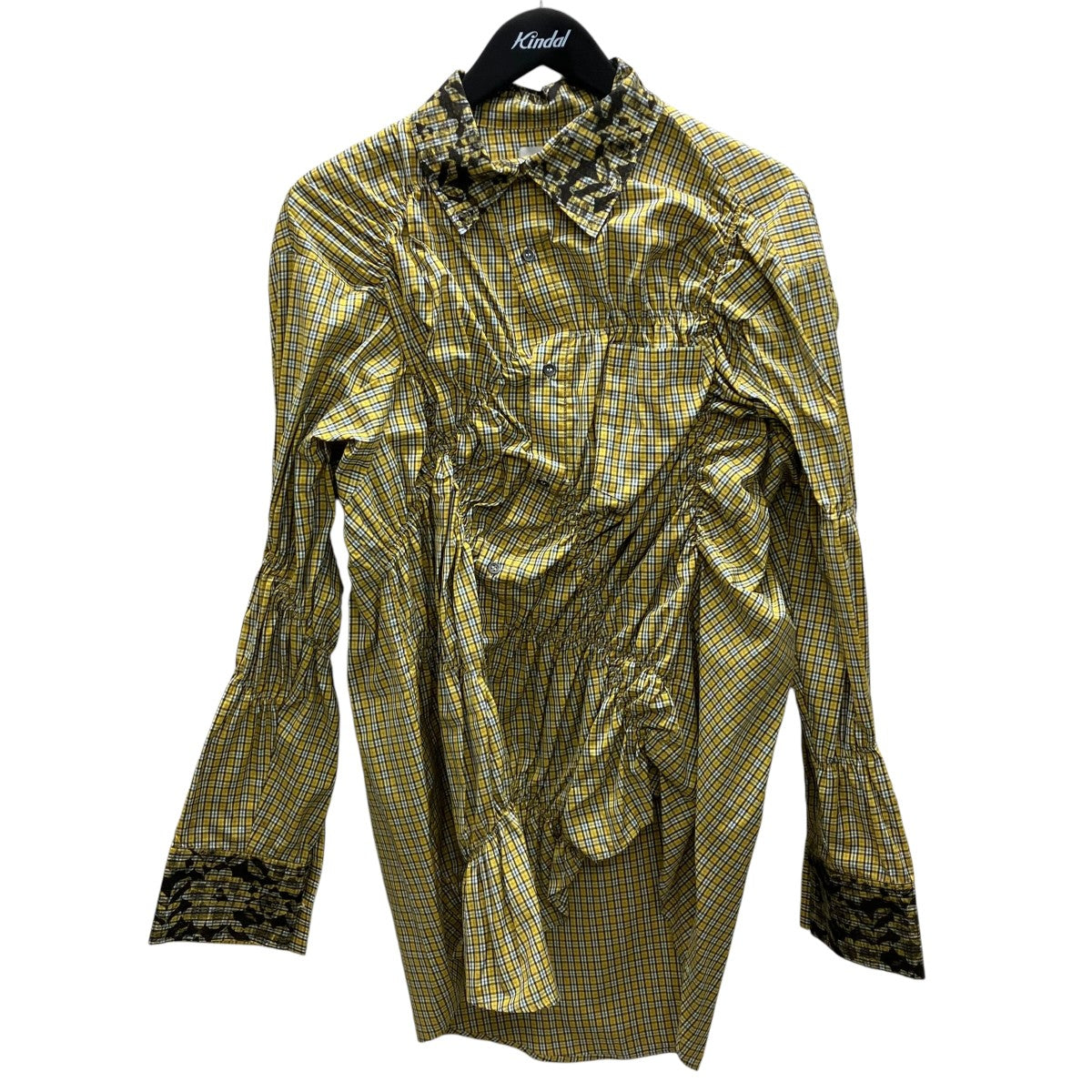 LIBRIO MENDONCA 26SSGATHER SHIRT 長袖ギャザーシャツ 古着・中古-1枚目のアイテム画像