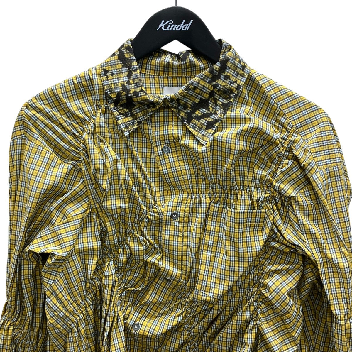 LIBRIO MENDONCA 26SSGATHER SHIRT 長袖ギャザーシャツ 古着・中古-2枚目のアイテム画像