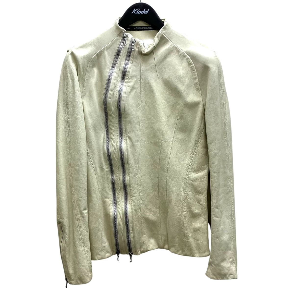 JULIUS Double Zip Leather Jacket レザージャケット 古着・中古-1枚目のアイテム画像