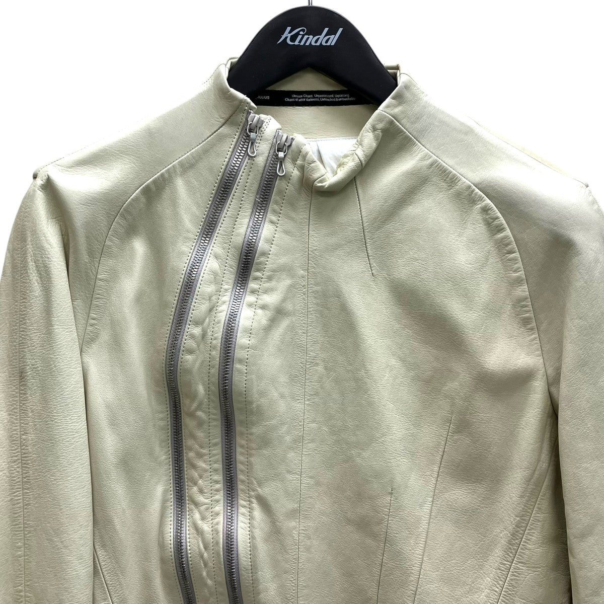 JULIUS Double Zip Leather Jacket レザージャケット 古着・中古-3枚目のアイテム画像