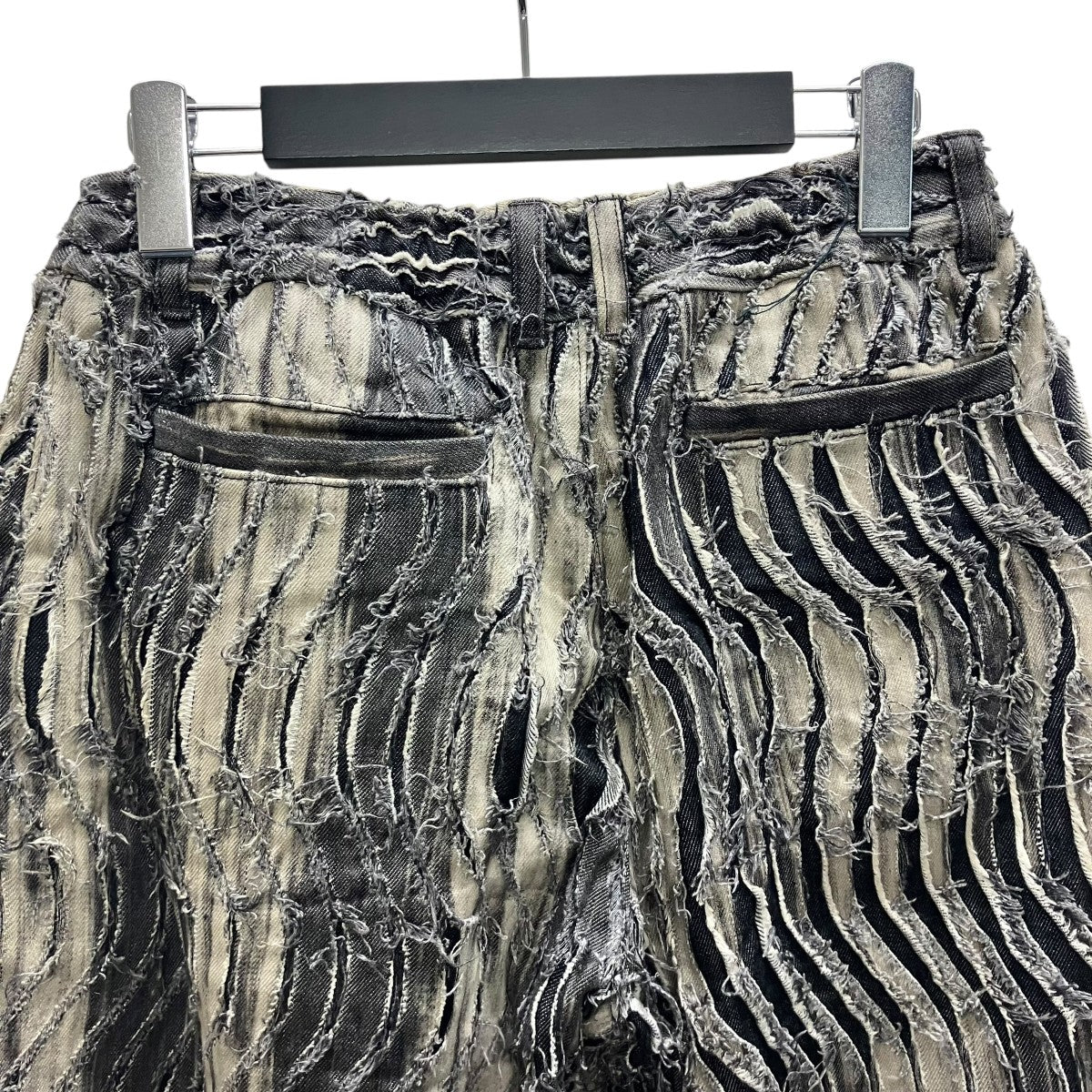 TAAKK フリンジデニムパンツ 古着・中古-4枚目のアイテム画像