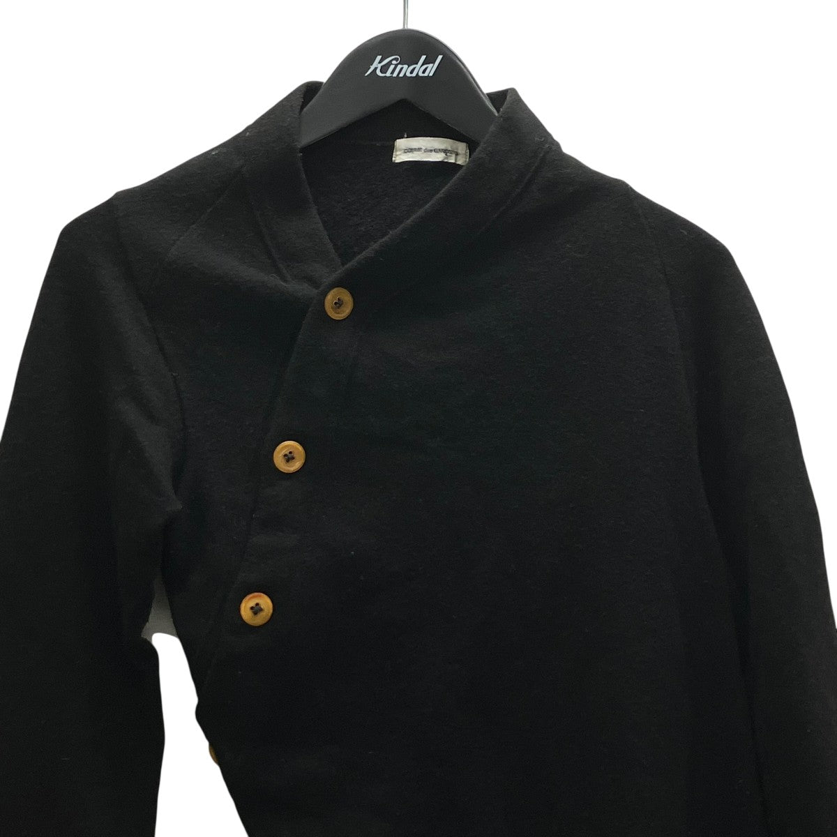 COMME des GARCONS 02AW カシミヤ混ウールシャツ 古着・中古-2枚目のアイテム画像