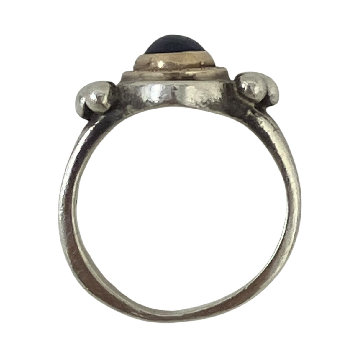 R-096 K10 Circle Native Oval Signet Ringシグネットリング
