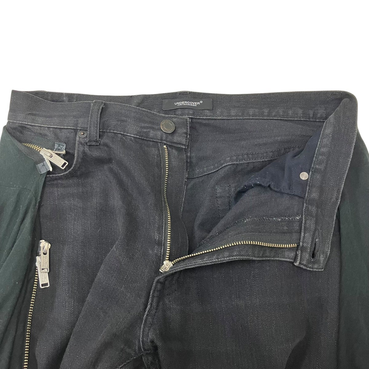 UNDERCOVER ドッキングデニムパンツ 古着・中古-5枚目のアイテム画像