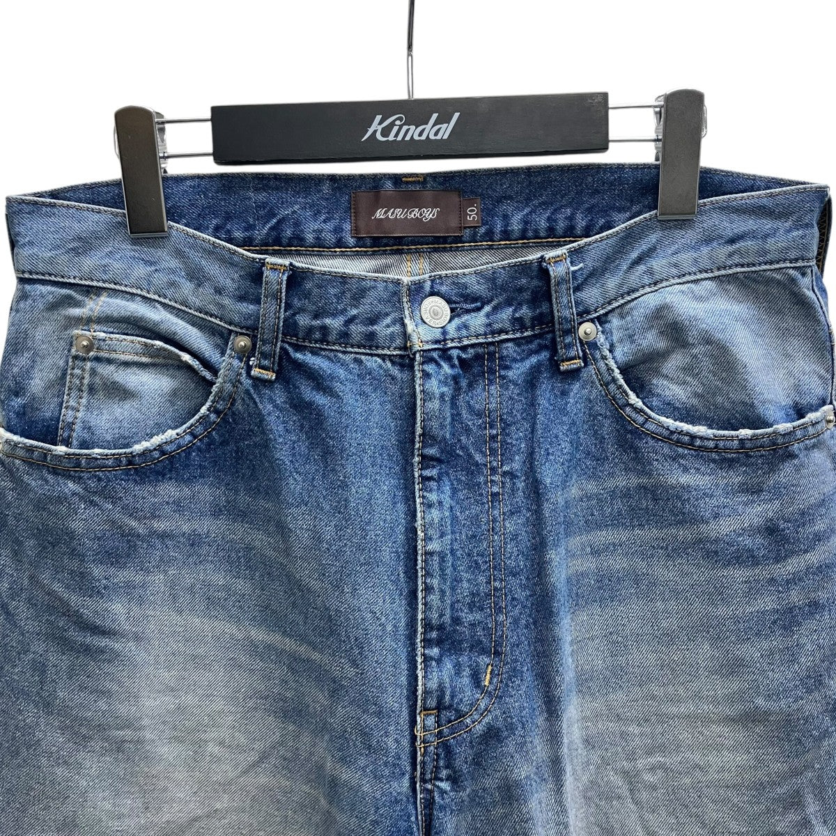 MASU MB BAGGY JEANS USEDバギーデニムパンツ 古着・中古-2枚目のアイテム画像