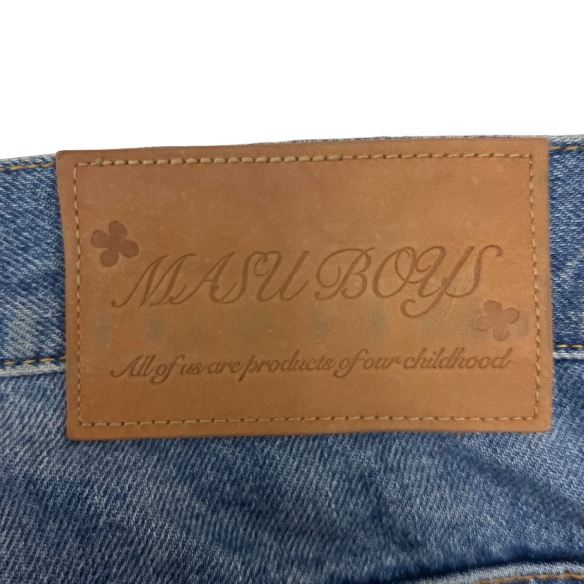 MASU(エムエーエスユー) MB BAGGY JEANS USEDバギーデニムパンツ