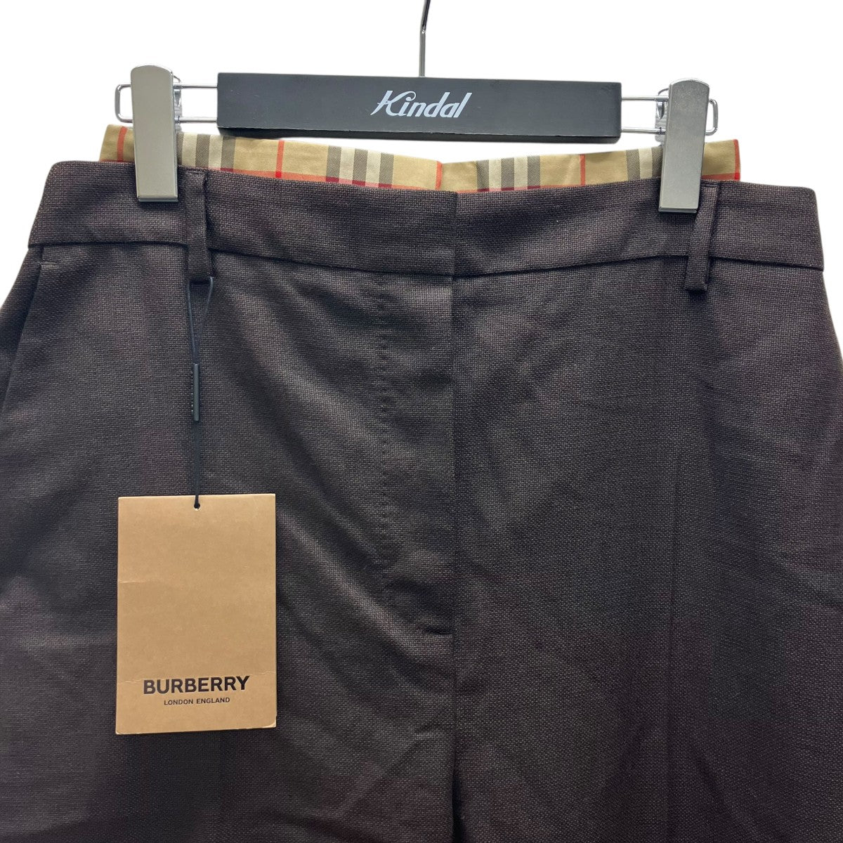 BURBERRY(バーバリー) ノヴァチェックパンツドッキングスラックス