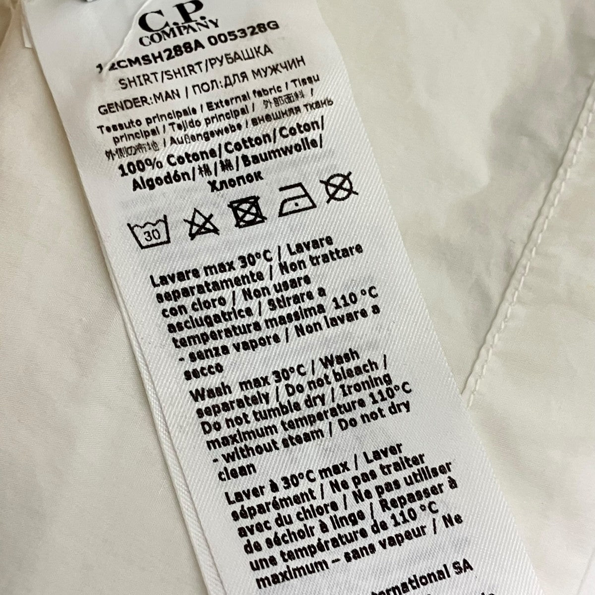 C．P COMPANY 半袖シャツ14CMTS142A 古着・中古-6枚目のアイテム画像
