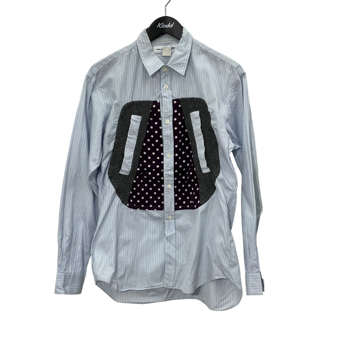 COMME des GARCONS SHIRT ストライプ長袖シャツS22054 古着・中古-1枚目のアイテム画像