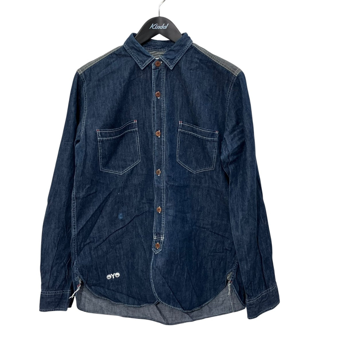 eYe COMME des GARCONS JUNYAWATANABE MAN デニムシャツWO-B909 古着・中古-1枚目のアイテム画像