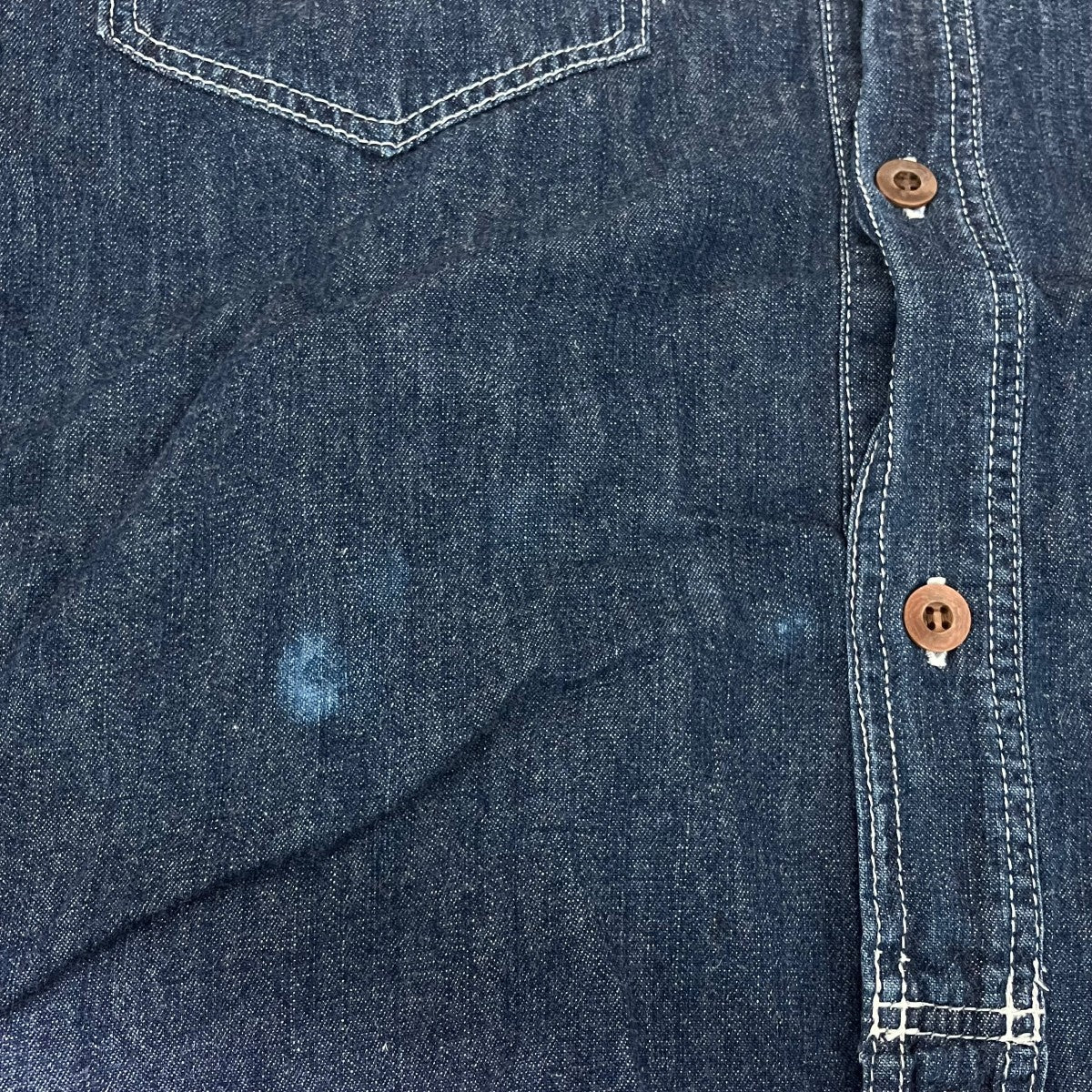 eYe COMME des GARCONS JUNYAWATANABE MAN デニムシャツWO-B909 古着・中古-6枚目のアイテム画像