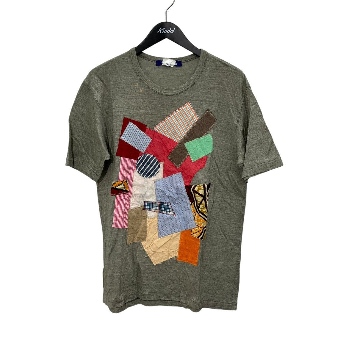 CDG JUNYA WATANABE MAN パッチワーク半袖TシャツWQ-T026 古着・中古-1枚目のアイテム画像
