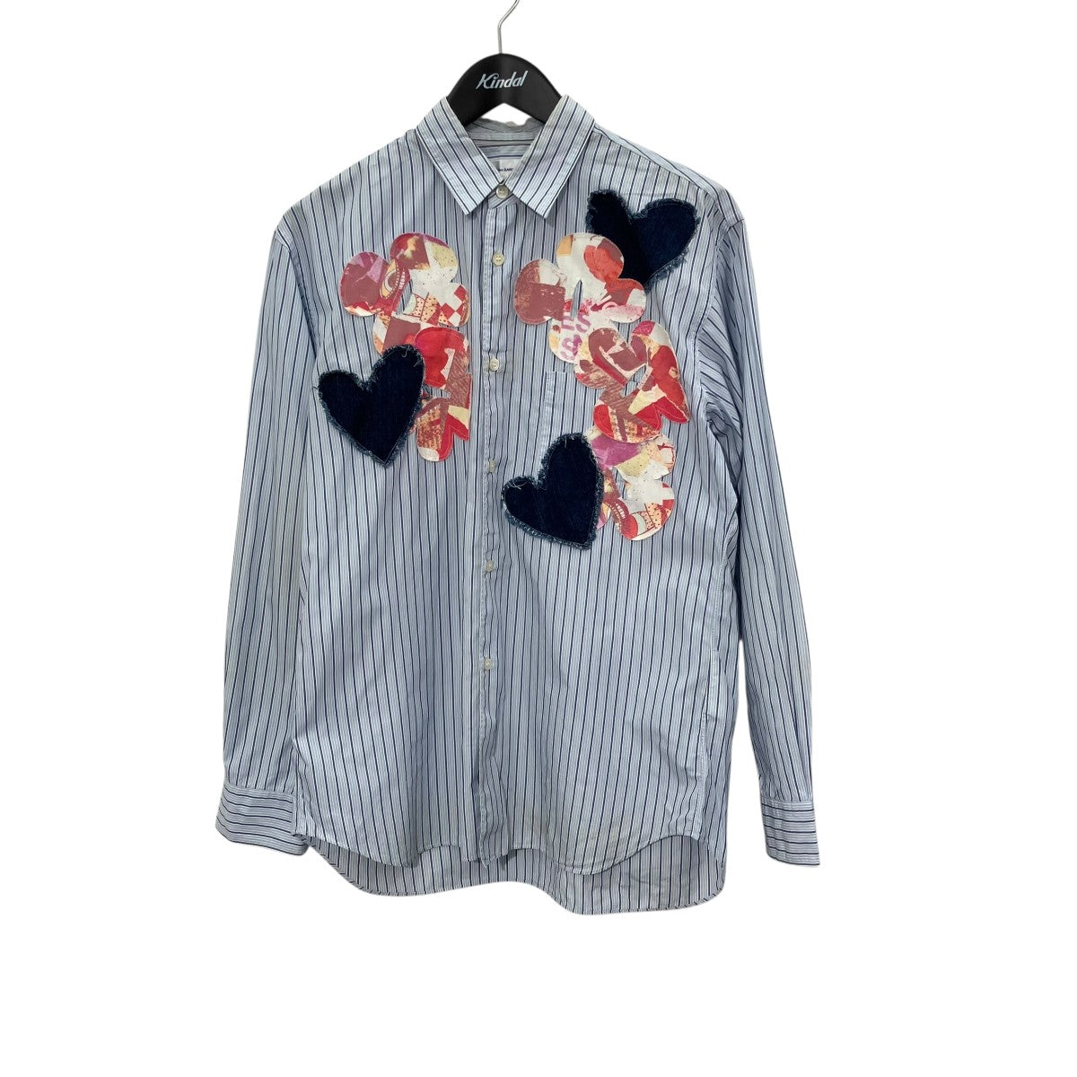 COMME des GARCONS SHIRT ストライプ長袖シャツS21083 古着・中古-1枚目のアイテム画像