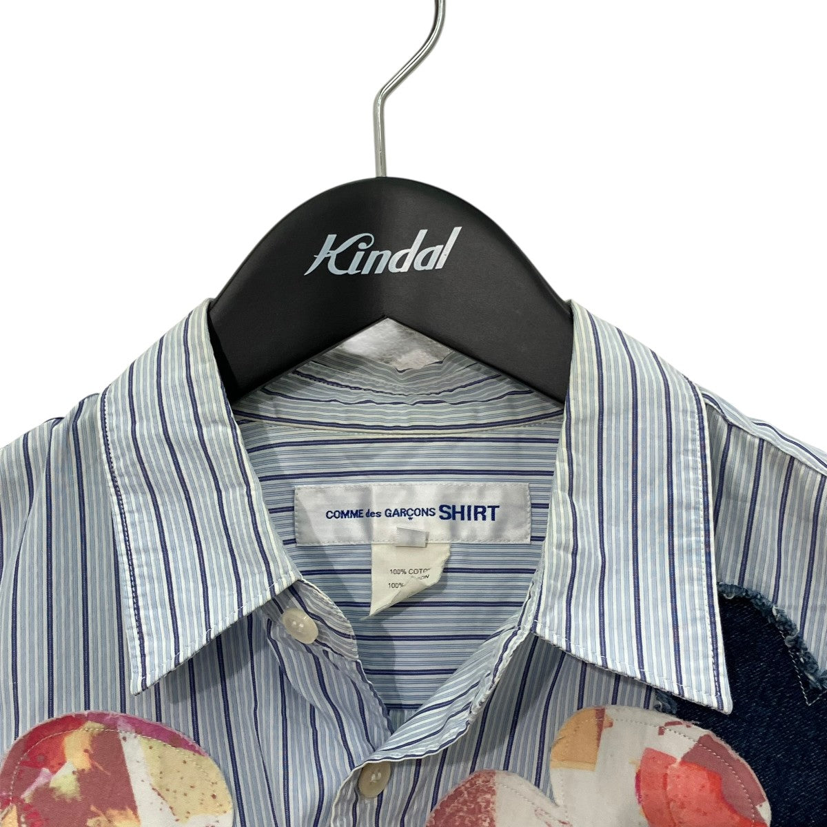 COMME des GARCONS SHIRT ストライプ長袖シャツS21083 古着・中古-3枚目のアイテム画像