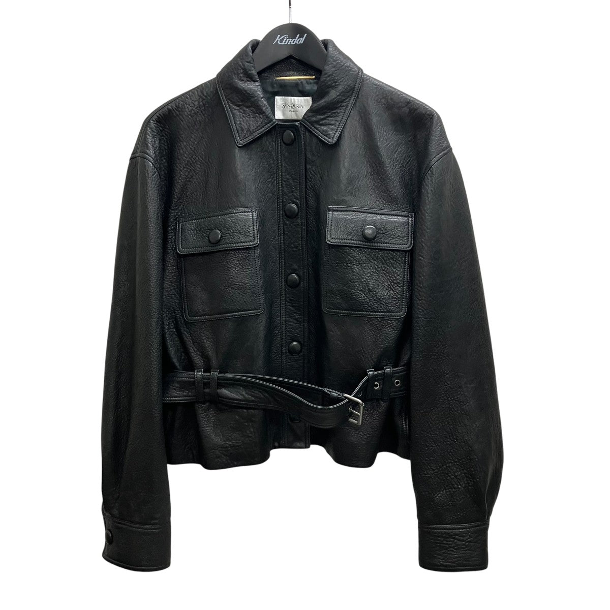 Saint Laurent Paris レザージャケット 古着・中古-1枚目のアイテム画像
