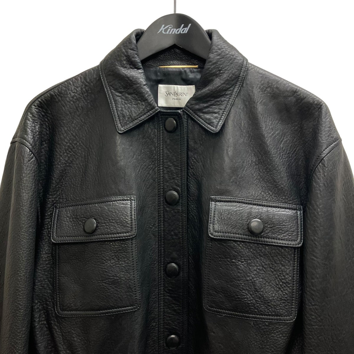 Saint Laurent Paris レザージャケット 古着・中古-3枚目のアイテム画像