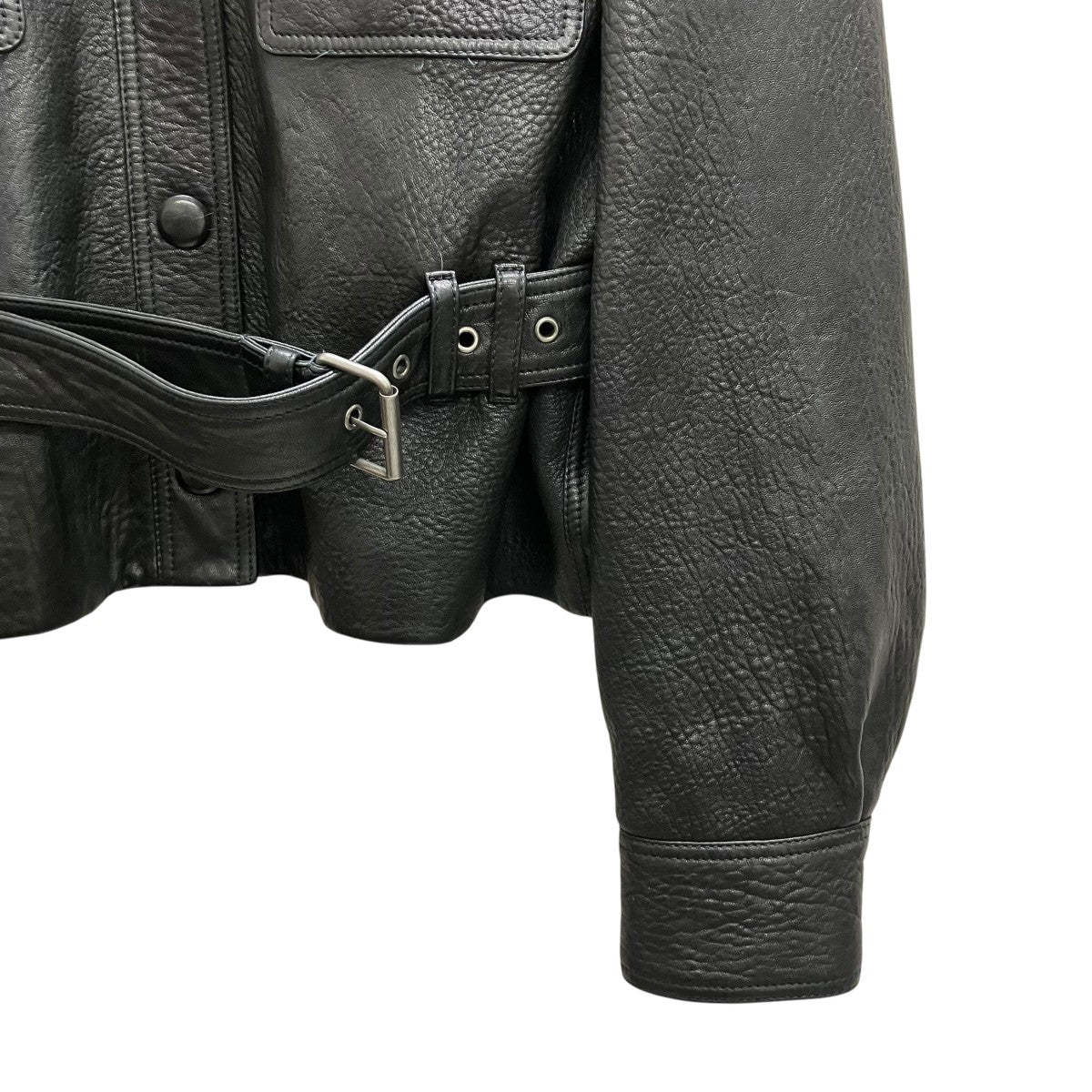 Saint Laurent Paris レザージャケット 古着・中古-5枚目のアイテム画像
