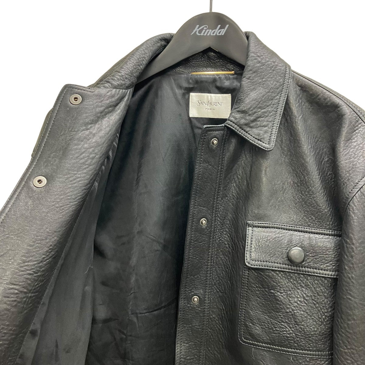 Saint Laurent Paris レザージャケット 古着・中古-6枚目のアイテム画像