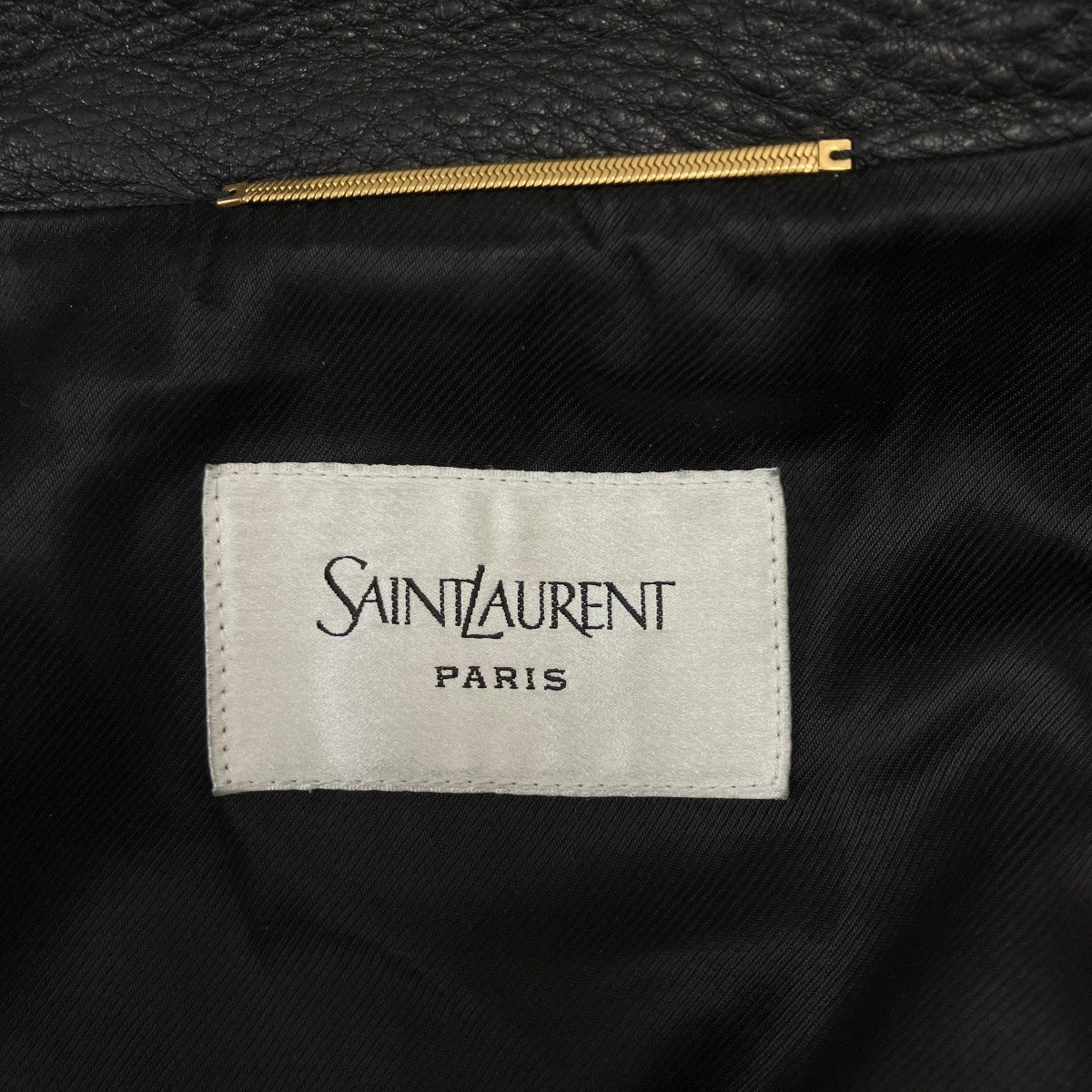 Saint Laurent Paris レザージャケット 古着・中古-7枚目のアイテム画像
