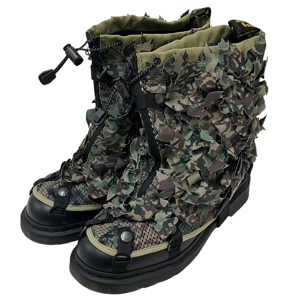 25AW「SMOOTH CAMO PRINT MESH」ブーツ