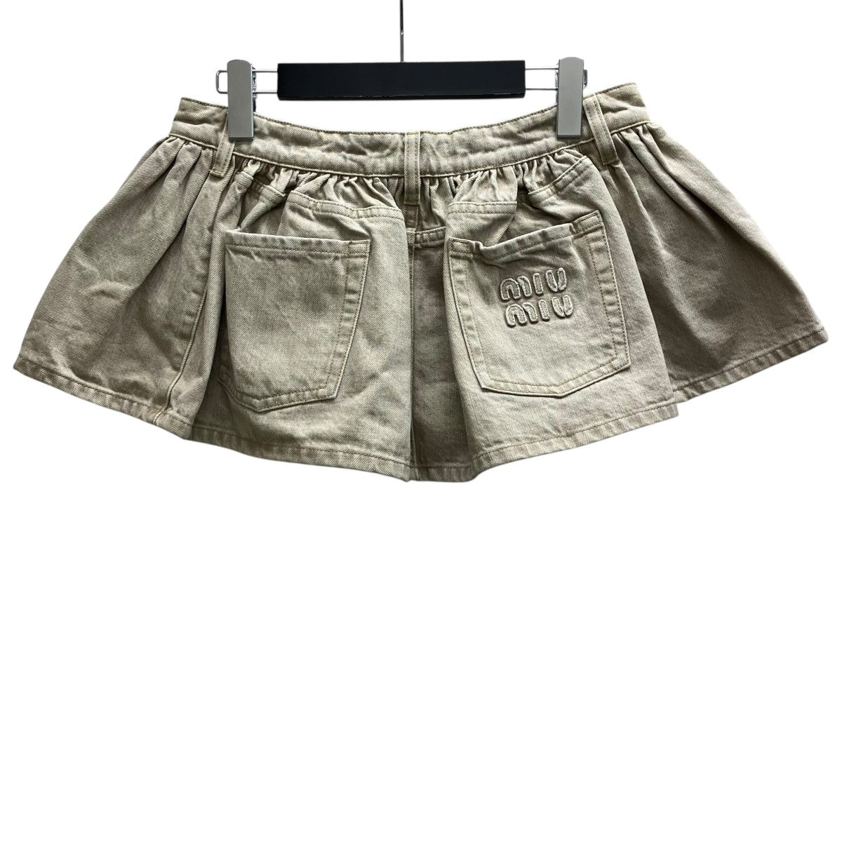 MIU MIU デニムスカート 古着・中古-2枚目のアイテム画像
