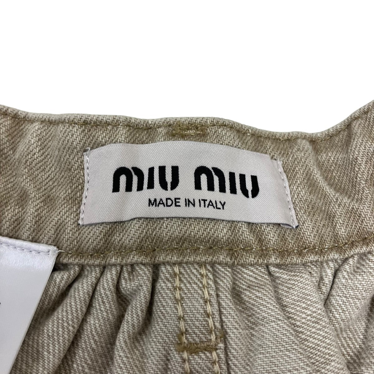 MIU MIU デニムスカート 古着・中古-7枚目のアイテム画像