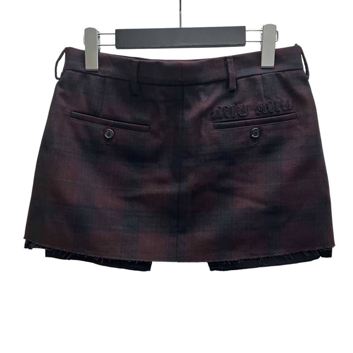 MIU MIU ミニスカート 古着・中古-2枚目のアイテム画像