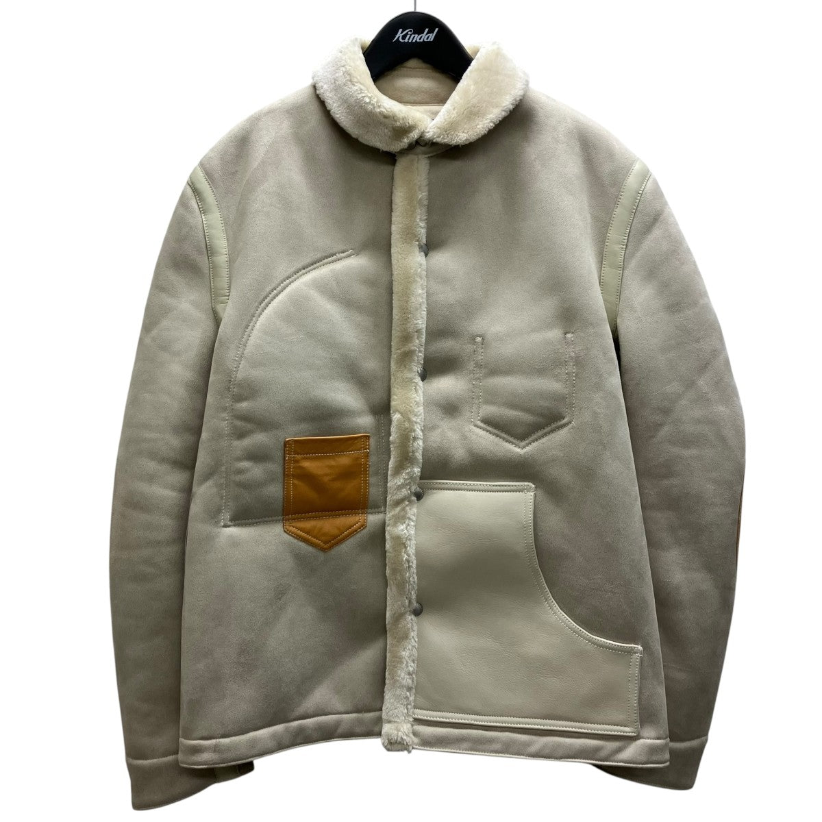 JUNYA WATANABE MAN 25AW エステルボアムートンレザージャケット 古着・中古-1枚目のアイテム画像