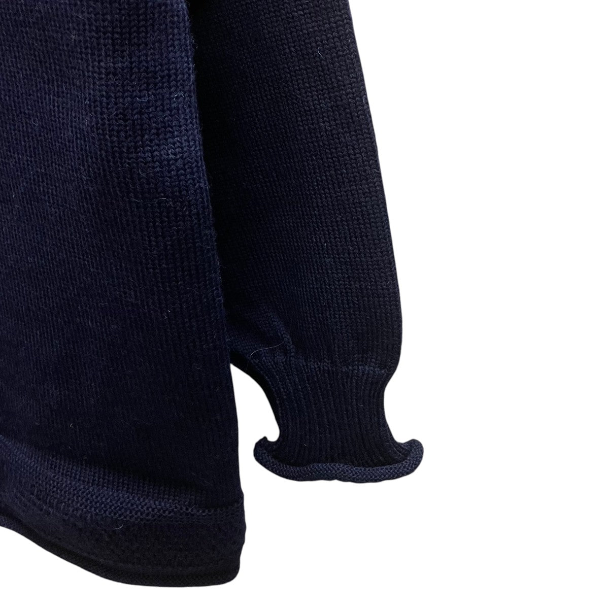 eYe JUNYA WATANABE MAN×RICHMOND KNITWEAR レザー切替ニット 古着・中古-3枚目のアイテム画像